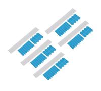 Spacnana Set 5 Linguette di Montaggio a Scorrimento in Plastica, Set di Sostituzione dello Schermo Privacy, Strisce Adesive e Linguette di Supporto per Computer