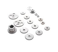 Spacnana Set di Ingranaggi per Tornio Kit di Ingranaggi in Metallo Alto, 18 Pezzi per Mini Tornio CJ0618, Materiale Durevole HT250, Perfetto per gli Appassionati di Taglio dei Metalli