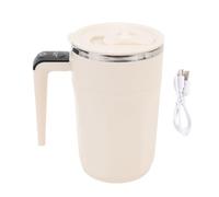 Spacnana Tazza da caffè Autoagitante, Agitatore Magnetico da 400 Ml 7000 Giri/min con Display Digitale della Temperatura, per Bevande Calde e Fredde, Viaggi in Ufficio a Casa