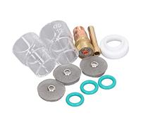 Spacnana Tazza in Vetro per Torcia per Saldatura, Materiale in Rame, Kit di Accessori da 11 Pezzi per WP17 WP18 WP26, Adatto per Saldatura e Ad