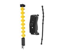 Spacnana Trivella per Ghiaccio, Punta Trapano Elettrico a Batteria con Materiale in Nylon e Taglierina in Acciaio Legato per Perforazione del Ghiaccio, Lunghezza 41,3 Pollici, Diametro