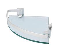 Spacnana Una Mensola di Vetro Triangolare per Bagno e Era Utile, un Design Sicuro Ad Alto Peso, Adatto per L'inventario delle Case, in Alluminio + Materiale Indurito