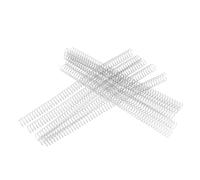 Spacnana United Spiral Bobine Ad Alta capacità per 140 Fogli A4 con 48 Loop per Documenti di Ufficio 100 PC. (SILVER)
