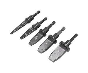 Spacnana Utensile per Espansione e Svasatura di Tubi Rame HVAC, Punta HSS a | Set condizionatore d\'aria Connettore svasato, teste da 7 mm 8 mm 9 mm 10 mm 12 mm 14 mm 16 mm, rotazione rapida