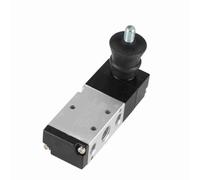 Spacnana Valvola a Leva dell'Aria Pneumatica in Lega di Alluminio Lungo 5 Percorsi 3 Posizioni Valvola d'Aria per Uso Industriale