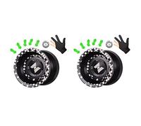 Spactz Yo-Yo competitivo Light Chaser X3, in lega, per principianti, con guanti e corde, confezione da 2