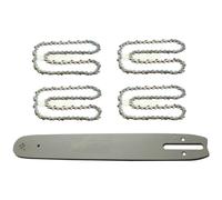 Spada 37 cm 1,6 mm 0,325" 62 TG + 4 catene per catena per sega Stihl MS261 MS271