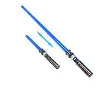 Spada a emissione di luce LED estensibile con suoni simulati per bambini giocattolo flash stick oggetti di scena per feste giochi di ruolo Props regalo (A)