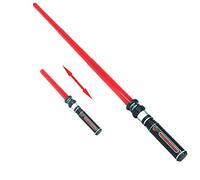 Spada a emissione di luce LED estensibile con suoni simulati per bambini giocattolo flash stick oggetti di scena per feste giochi di ruolo punte regalo (B)