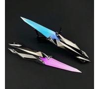 Spada a farfalla pieghevole in plastica Varus Peripheral Fearless Contract Singularity - Che incarna il gioco diabolico per coppie - Regalo per gatti - Per ragazze - Per ragazzi - Natale - Giocattolo