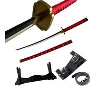 Spada Anime Cosplay - Spada da 41 Pollici con Supporto per Spada e Cintura Katana Replica Spada Perfetta per Cosplay Anime Texture Originale Performance sul palco e Regalo