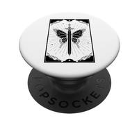 Spada che ha le ali di farfalla PopSockets PopGrip Adesivo