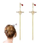Spada Ciondolo Forcine Vintage Accessori Cinesi Punk Bastoni di Tendenza Capelli Donne Piatto L1I1 Forcina Spada Pin