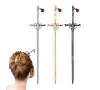 Spada Ciondolo Forcine Vintage Cinese Alla Moda Pin Capelli Accessori Donne Piatto Stile Forcina Bastoni Capelli O7N9 Spada