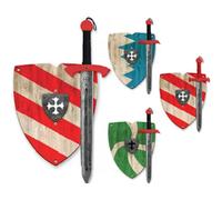 Spada cm 48 e Scudo cm 34 in Legno per Bambini 4 versioni