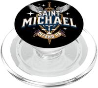 Spada di San Michele Arcangelo cattolico Guerriero Angelo PopSockets PopGrip per MagSafe
