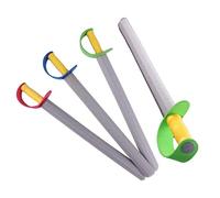 Spada di schiuma per bambini, spada pirata in schiuma per bambini, 4 pezzi da 21 pollici di schiuma eva lunghe eva, coltello da spada in schiuma, giocattolo in schiuma Eva finge spada da gioco, spada
