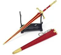 Spada giocattolo, Replica della spada a due mani del cavaliere Elden Ring da 8,6 pollici/22 cm, interamente in metallo, collezione