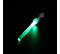 Spada laser verde compatibile con illuminazione Lego DIY/MOC (1 confezione 1), spada laser compatibile con Lego and Other Major Brand Bricks, alimentazione tramite USB
