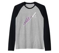 Spada Samurai Bruciante Viola Maglia con Maniche Raglan