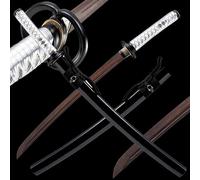 Spada samurai in legno con fodero,lunghezza totale 78 cm,katana giapponese wakizashi in legno,lama in palissandro naturale,bokken fatto a mano per collezionare,kendo,arti marziali,decorazioni,regali