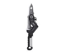Spada Trasformabile con Ascia, Spada Luminosa a LED Ricaricabile Leggera per Giochi Creativi per Ragazzi 27x34 Cm (Silver)