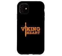 Spada vichinga con cuore Custodia per iPhone 11