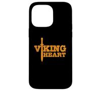 Spada vichinga con cuore Custodia per iPhone 14 Pro Max