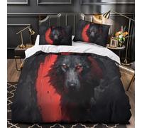 Spade fantasy Set Di Copripiumino 3 Pezzi microfibra stampa 3D con federa per cuscini cerniera nascosta battaglia epica copripiumino for adolescenti e adulti King（220x240cm）