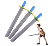 Spade in schiuma per giocare a combattere, 3 pezzi/set Spade in schiuma da 20, 5 pollici per bambini Spada giocattolo EVA Fai finta di giocare a set di giocattoli per combattere giocattoli per r
