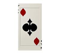 Spades K Poker Door Cover Banner 90x180cm Festone Festone Stagionale Cartello di Benvenuto Decorazione Verticale Porta Appeso Per Portico Ingresso Giardino Decor