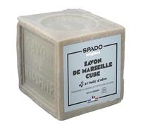 SPADO ORIGINES - Sapone di marsiglia cubo, detergente, sgrassante e smacchiatore, 100% vegetale, Ecocert, 300 g, fabbricazione francese