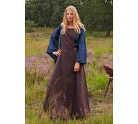 Spätmittelalterliches Sopravveste Surcot Andra Braun Vestito