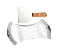 Spaetzle Maker Utensile con fori di caduta da 7 mm e raschietto | Pialla Tedesca in Acciaio per Spaetzle per cucina, preparazione di , feste, amanti della pasta e genitori