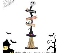 SPAGGIO DI STHCHE, SPEGGIO DI SPAGGIA DI SPAGGIO, DEORE DI HALLOWEEN, Arredamento Per La Casa Inquietante, Arredamento Delle Streghe Rustiche, Decorazione Esterna Interna, Segno Di Casa Stregata,