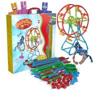 spaghetteez Fusilli Wheel Set- Buildable Amusement Ride + Gorilla STEM Kit for Kids- Educational, Fun and Stress Relief Toy- Ideal for Age 5+