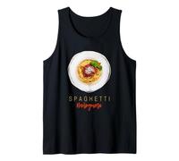 Spaghetti alla Bolognese Pasta Noodle Design Chef Gourmet Canotta