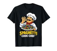 Spaghetti Code Chef Umorismo Programmatore Debug Maglietta