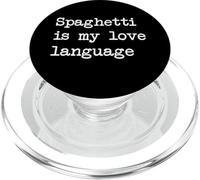Spaghetti è il mio linguaggio d'amore Divertente Spaghetti Minimalista PopSockets PopGrip per MagSafe