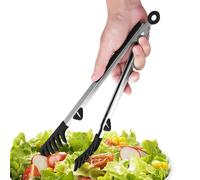 Spaghetti Infradito per servire - 13.19x1.38 in Pasta Infradito | Silicone Spaghetti Serving Tong | Serrated Noodle Tool | Caldo Resistant Food Clip per Baking Ristorante Buffet Grilling Salad Making