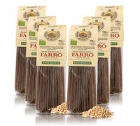 Spaghetti Integrali Di Farro Bio, Pasta Ai Cereali, 6 Confezioni Da 500 Grammi