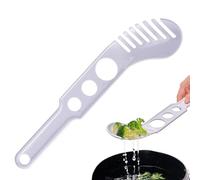 Spaghetti Measuring Tool, Pasta Measure Ladle with Food Strainer, Portion Control Cooking Utensil for Multifunctional Kitchen Tools, Restaurants, Schools, Homes, and Hotels, 3.15x12.29 Inches