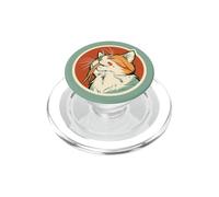 Spaghetti per mangiare gatti per gli amanti dei gatti, proprietari di gatti PopSockets PopGrip per MagSafe