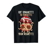 Spaghetti Volanti Mostro FSM Spaghetti Forgetti Regretti Maglietta