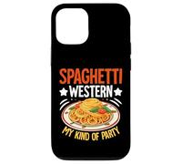 Spaghetti Western My Kind of Party Pasta Party Custodia per iPhone 12/12 Pro