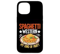 Spaghetti Western My Kind of Party Pasta Party Custodia per iPhone 15
