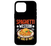 Spaghetti Western My Kind of Party Pasta Party Custodia per iPhone 16 Pro Max