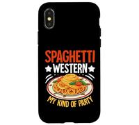 Spaghetti Western My Kind of Party Pasta Party Custodia per iPhone X/XS