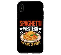 Spaghetti Western My Kind of Party Pasta Party Custodia per iPhone XS Max