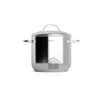 SPAGHETTIERA PASTASI PENTOLA CON COPERCHIO SCOLAPASTA INTEGRATO ACCIAIO INOX
